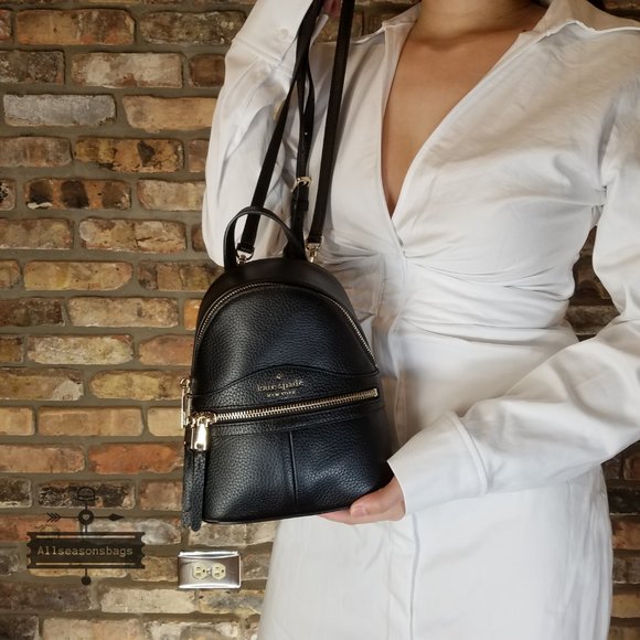 Kate spade MINI Karina Backpack Black VERY SMALL - Picture 10 of 11